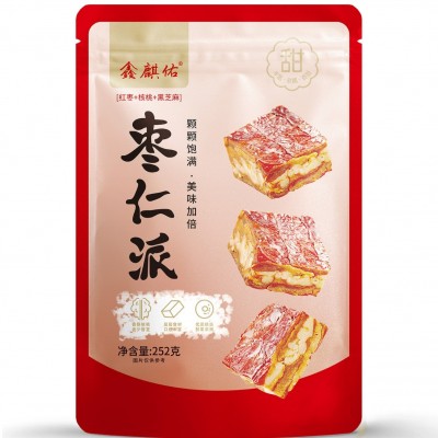 枣仁派【鑫麒佑】新疆正宗枣仁派独立包装252克工厂直销 批发代发图5