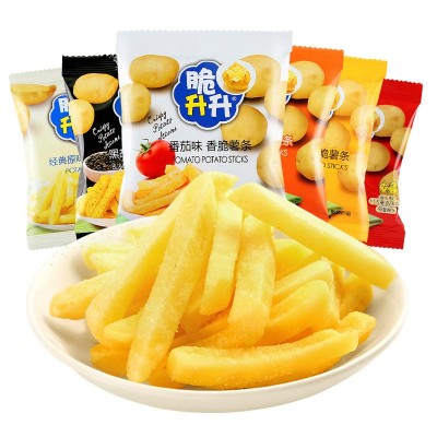 脆升升香脆薯条20g 脆生生薯片蜂蜜黄油味番茄味休闲小零食品批发
