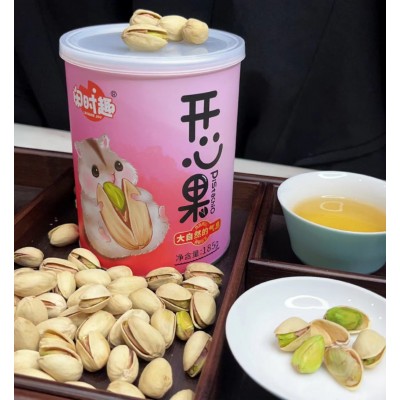 休闲零食闲时趣盒装罐装礼盒品质批发新货开心果图2