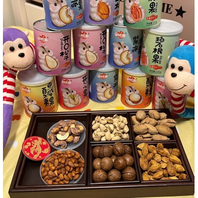 休闲零食闲时趣盒装罐装礼盒品质批发新货开心果图3