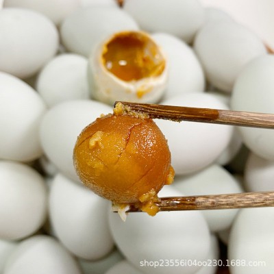 【60g】熟制咸鸭蛋流油起沙生产加工鸭蛋咸蛋黄真空包装批发图3