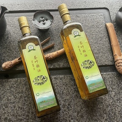茶叶籽油礼盒装物理压榨一级 厨房食用油厂家批发一盒两瓶装图2