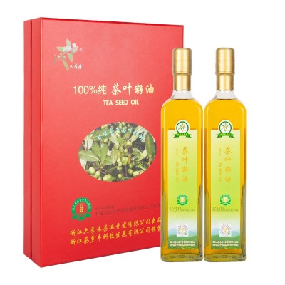 物理压榨茶叶籽油批发食用油厂家批发送礼凉拌烹饪植物油一盒两瓶图2