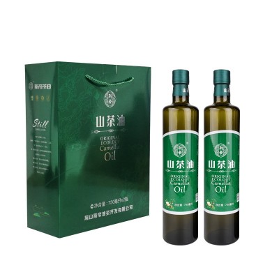 有机山茶油纯正山茶籽油冷榨一级茶子油食用孕妇和婴幼儿油礼盒装