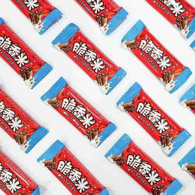 脆香米巧克力24g*24条整盒装576g脆米心牛奶儿童零食超市批发图3