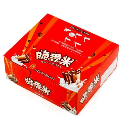 脆香米巧克力24g*24条整盒装576g脆米心牛奶儿童零食超市批发图5
