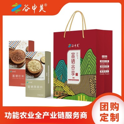 谷中美富硒谷享伴手礼银行保险公司福利粗粮礼品五谷杂粮礼 2盒装图5