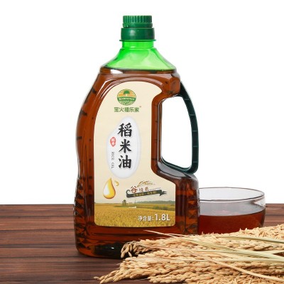福乐家高谷维素稻米油1.8L带把手米糠油健康浓香米胚油食用油批发图4