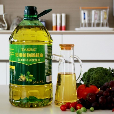 桶装5L山茶橄榄食用油团购非转基因压榨植物调和油家用约10斤装图4