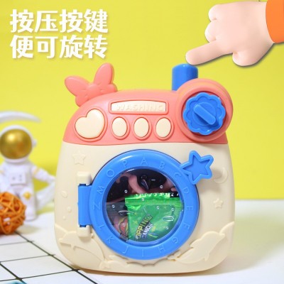 金稻谷迷你现代仿真洗衣机家具含跳跳糖趣味休闲儿童零食糖果批发图2