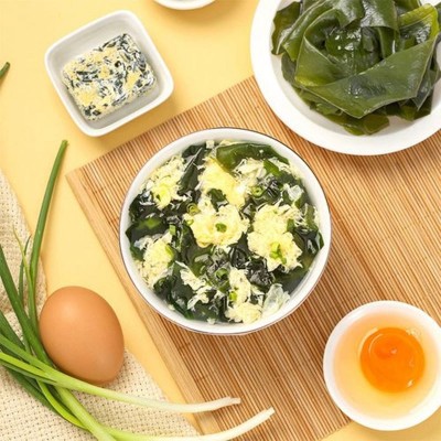 裙带菜虾皮汤家用早餐豆腐丸子汤馄饨汤料包免煮裙带菜虾皮汤料包图4
