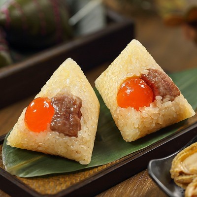 端午粽子散装嘉兴风味多口味蛋黄鲜肉粽蜜枣豆沙素粽甜粽批发团购