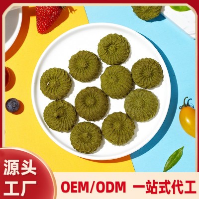 趣园厂家代工贴牌螺旋藻曲奇抹茶曲奇黄油曲奇膳食纤维曲奇定制图2