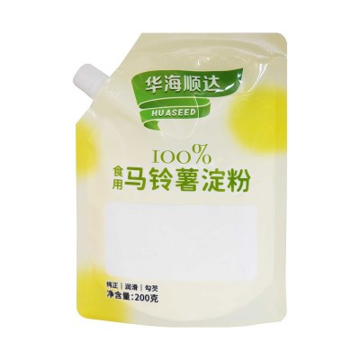 正规商检马铃薯淀粉200g/袋华海顺达 手工食用马铃薯淀粉出口外贸