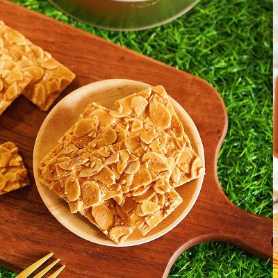 焦糖杏仁脆片 健康零嘴 杯缘子 坚果饼干专研家图3