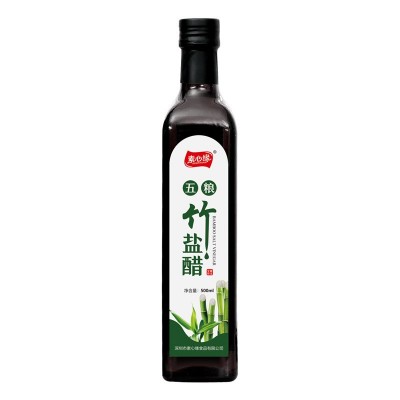 素心缘五粮竹盐醋酿造头道天然蘸料凉拌炒菜家用调料素食调味醋图4