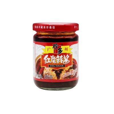 珍多红魔辣椒酱拌面酱拌饭辣椒酱220g/瓶香辣火锅蘸料图3