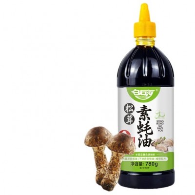 0添加松茸素蚝油两瓶装提鲜炒菜火锅凉拌780g图2