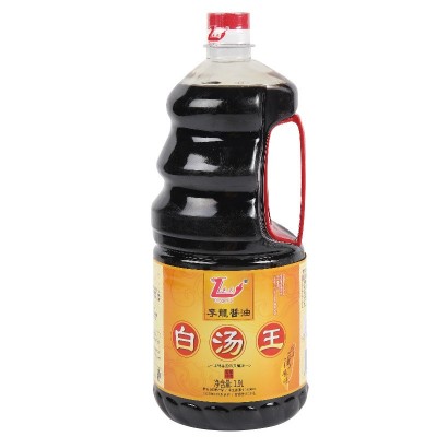 李龙白汤王酱油1.9L家庭生抽炒菜凉拌非转基因黄豆酿造酱油图2