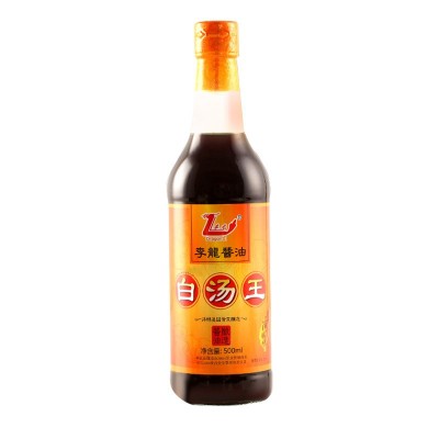 李龙500ML白汤王酱油瓶装正宗纯天然酿造生抽凉拌炒菜红烧烹饪非图4