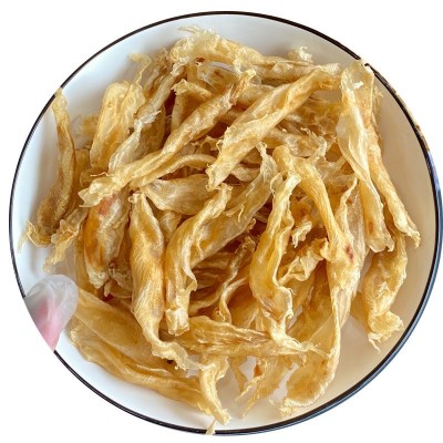 印尼小胶片公肚鱼胶非洲黄花胶筒批发鱼胶/花胶即食原料鲜炖鱼胶图2