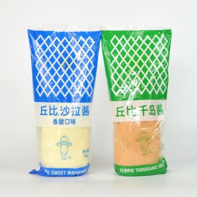 丘比沙拉酱1KG原味日本咸蛋黄酱蔬菜水果寿司三明治料理调料商用图3