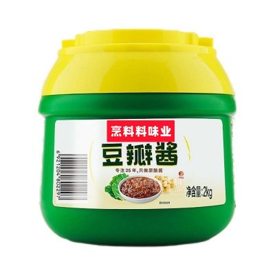 代加工六月香葱伴侣豆瓣酱2KG餐饮大酱不辣0添加调料罐装图5