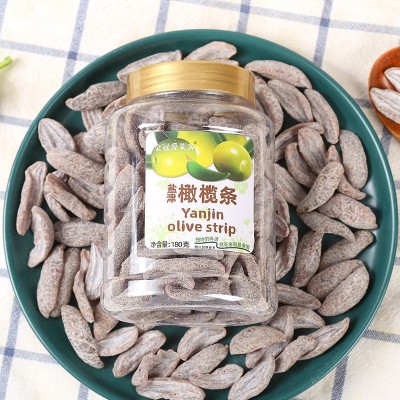 橄榄干香港金冠爱莱客盐津橄榄条罐装蜜饯果脯水果干无核橄榄零食图2