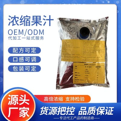 厂家直销商用浓缩果汁饮料柠檬汁果浆冷饮奶茶商用oem定制代工图1