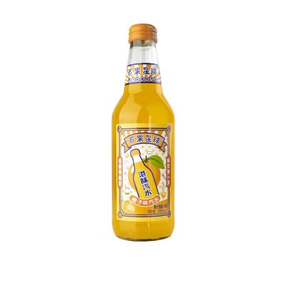 百果星球汽水果味果汁碳酸饮料低糖0脂肪358ml*20瓶玻整箱批发图5