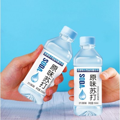 350ml*12瓶整件恒大原味苏打水整件批发超市便利装饮料图3