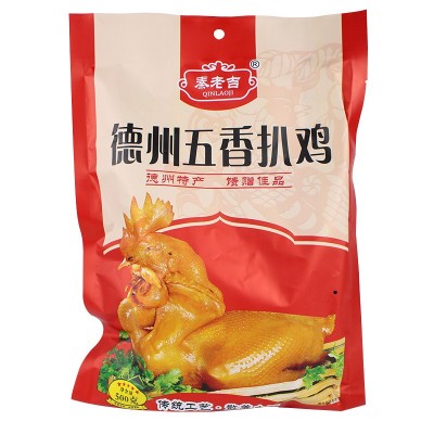 德州五香扒鸡非整只即食脱骨烧鸡卤味熟食批发500g袋装五香扒鸡图5
