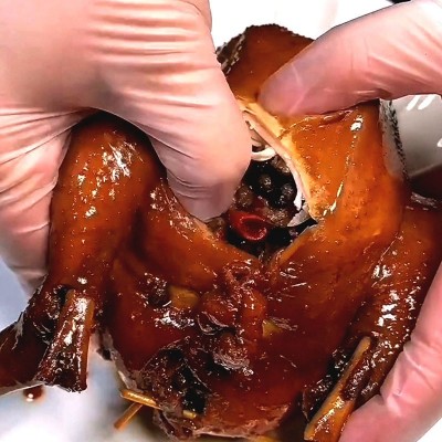 椒麻鸡厂家现货麻油鸡家庭鸡肉零食熟食店即食食品手撕袋装椒麻鸡图2