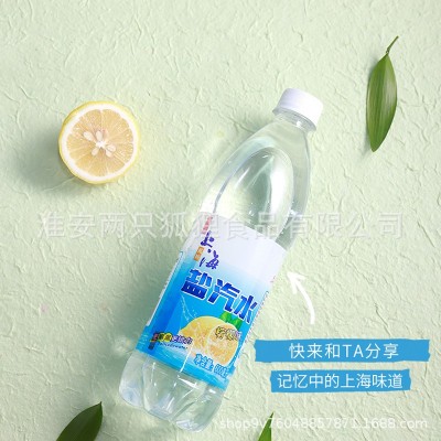 盐汽水厂家批发上海风味碳酸饮料柠檬味600ml*24瓶非雪菲力延中图2