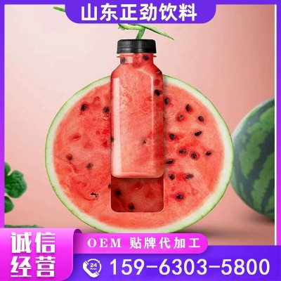 西瓜汁 芒果汁 柠檬西瓜塑料瓶饮料 易拉罐果汁加工工厂