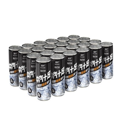 【延中】苏打气泡水罐装330ml*24罐/箱 原味无糖苏打气泡饮料饮品图5