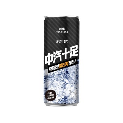 【延中】苏打气泡水罐装330ml*24罐/箱 原味无糖苏打气泡饮料饮品图2