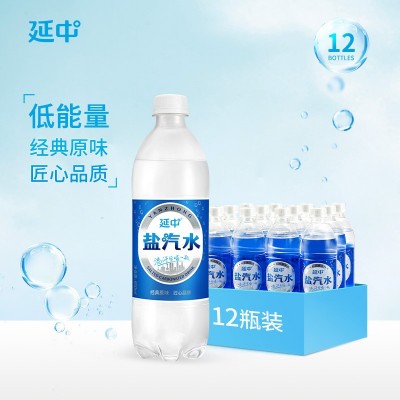 【延中】盐汽水380ML*12瓶/箱 夏日碳酸汽水饮料图3