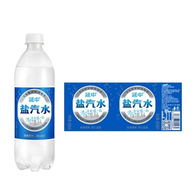 延中盐汽水老上海解渴600ml*20瓶/箱碳酸饮料饮品整箱批发0脂肪图3