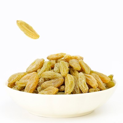 吐鲁番黄葡萄干代发批发500g 大颗无沙树上黄提子蜜饯果干葡萄干图4