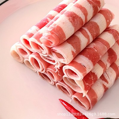 原切安格斯谷饲肥牛卷 火锅店牛肉卷 麻辣烫牛肉卷图2