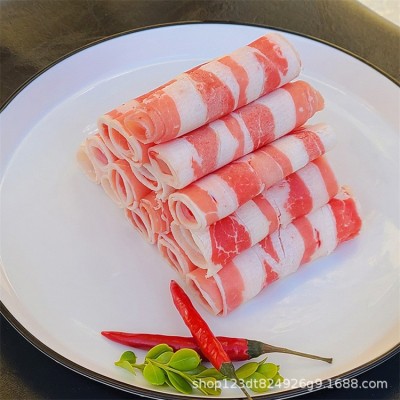 原切安格斯谷饲肥牛卷 火锅店牛肉卷 麻辣烫牛肉卷图4