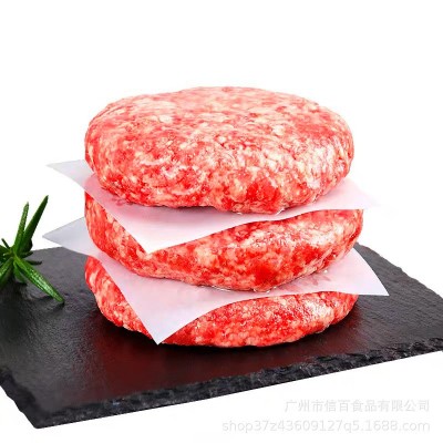 和牛牛肉饼汉堡肉饼半成品儿童健康早餐安格斯牛肉饼家庭商 用批发图5