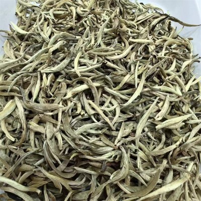 云南茶叶 单芽月光白散茶 全芽白毫银针500g 白茶 芽头图2