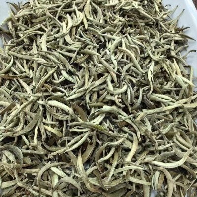 云南茶叶 单芽月光白散茶 全芽白毫银针500g 白茶 芽头