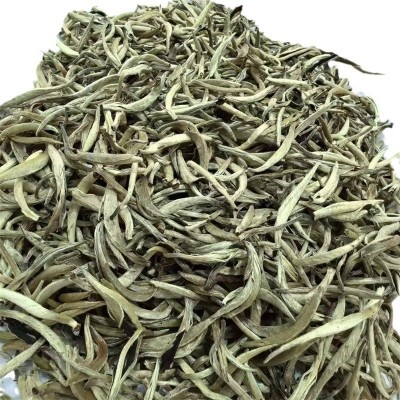 云南茶叶 单芽月光白散茶 全芽白毫银针500g 白茶 芽头图5