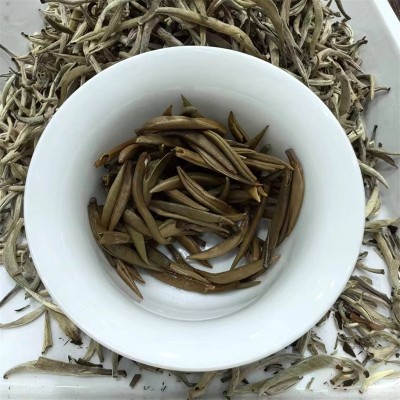 云南茶叶 单芽月光白散茶 全芽白毫银针500g 白茶 芽头图4