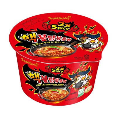 韩国三养火鸡面105g进口桶装杯面泡面超辣碗面辣鸡肉味面方便面图3