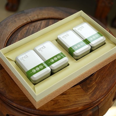 山东日照甲子山嫩芽绿茶春茶礼盒装浓香型2022新茶62.5g*4批发图2