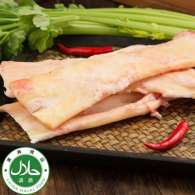 牛板筋小段清真新鲜冷冻烧烤串串商用食材火锅食材袋装生鲜牛肉筋图2